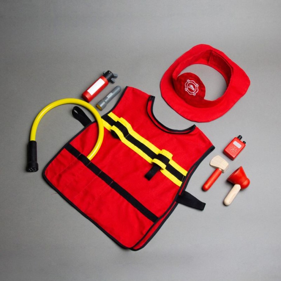 Plan Toys Mi Set De Bombero - Plan Toys | Disfraces