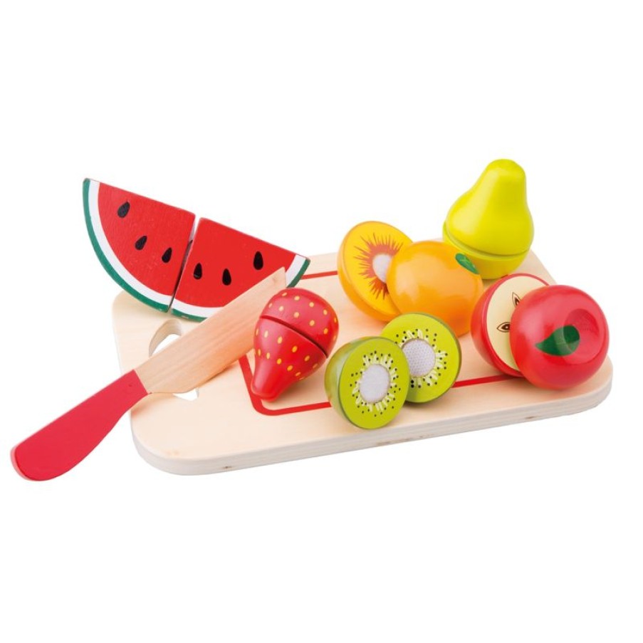 New Classic Toys Frutas De Madera Para Cortar - New Classic Toys | La Cocina, El Tendero...