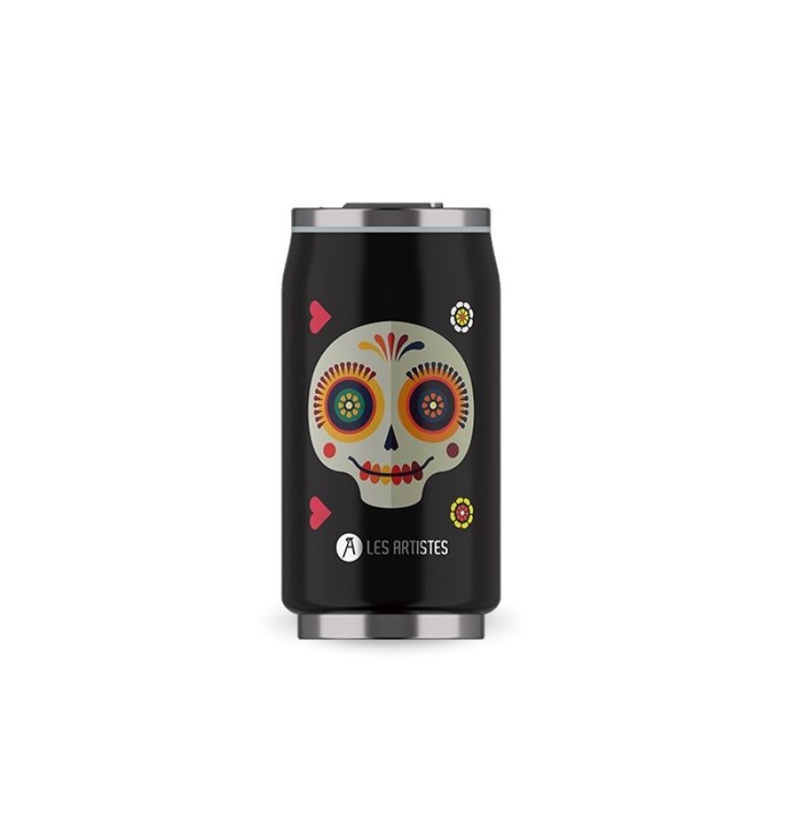 Les Artistes Paris Lata Isotermica Sugar Skull 280Ml - Les Artistes Paris | Botellas Y Bolsas Isotermicas