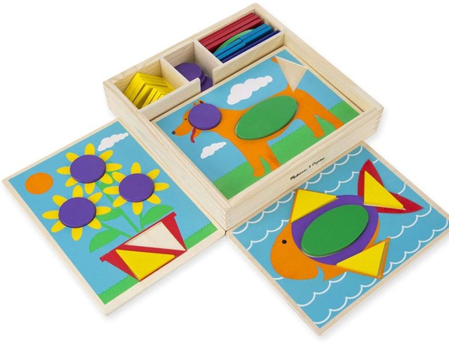 Melissa & Doug Formas Bloquea Los Patrones De Aprendizaje - Melissa & Doug | Juegos De Puzzle, Estrategia Y Logica