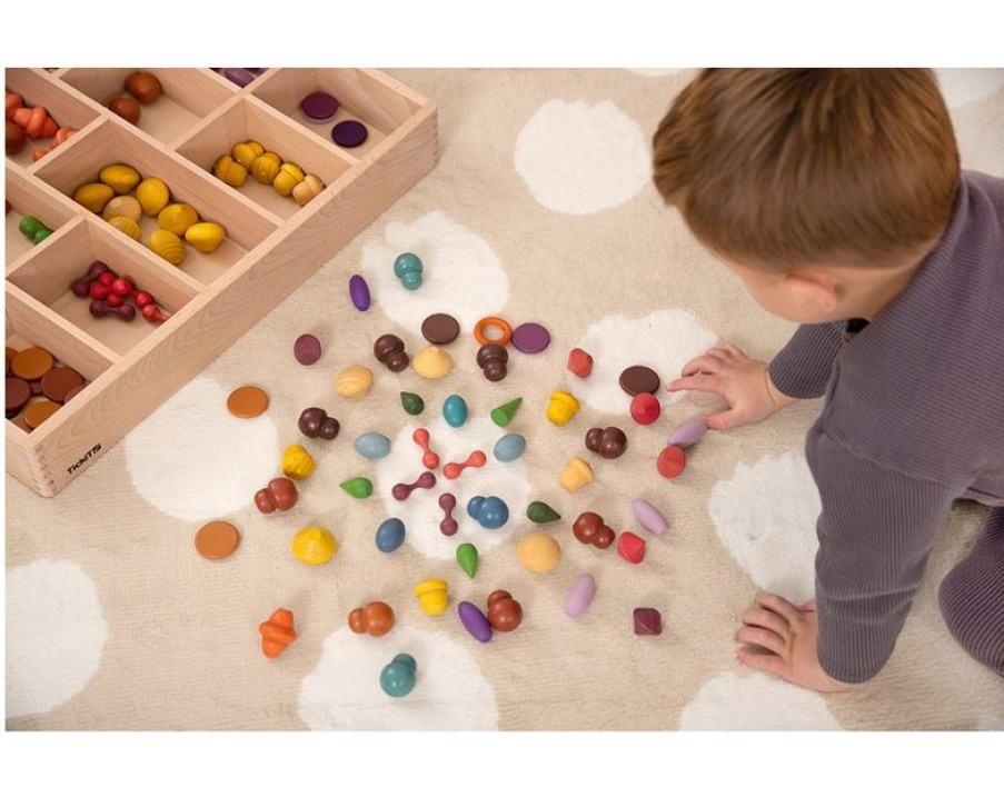 TickiT Formas De Madera De Colores 168 Piezas - Tickit | Juegos Montessori