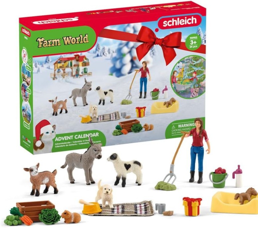 Schleich Calendario De Adviento Farm World - Schleich | Granja, Safari Y Caballos