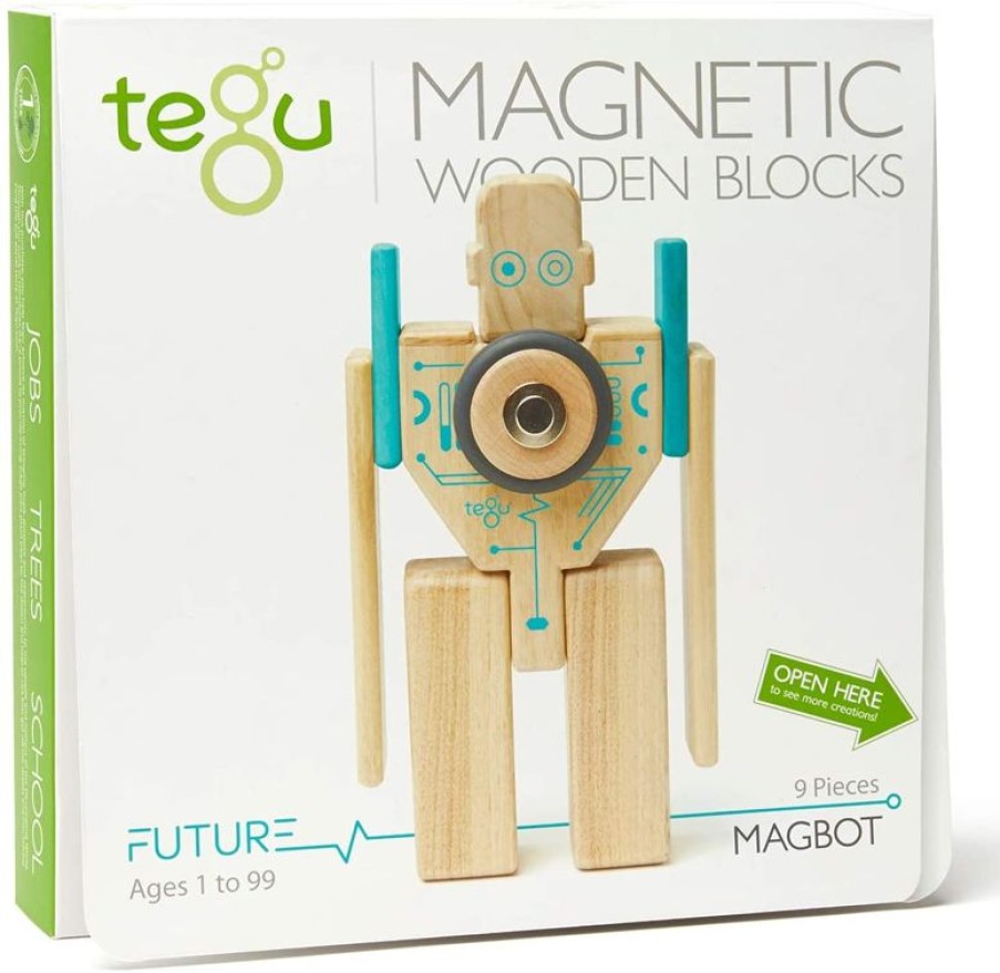 Tegu Bloques Magneticos Magbot - Tegu | Imanes, Libros Magneticos Y Juegos Magneticos