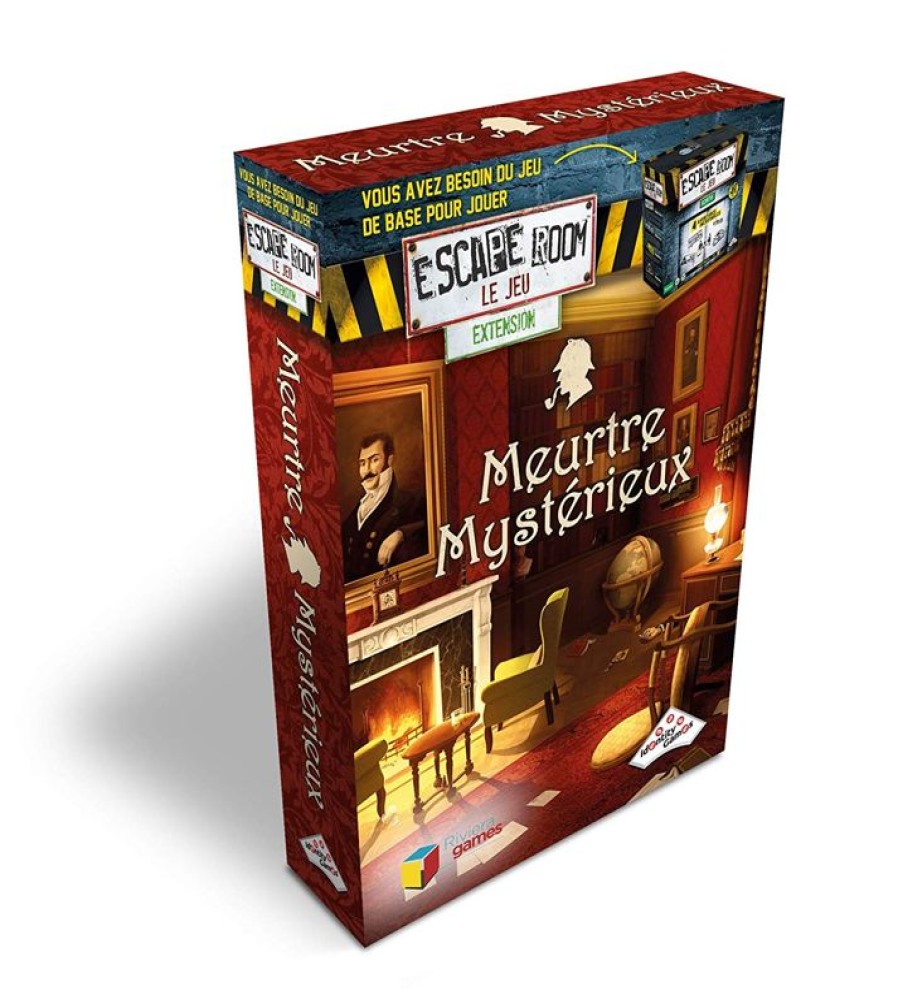 Riviera games Juegos De Escape - Paquete De Extension De Misterio De Asesinato - Riviera Games | Puzzles Y Rompecabezas