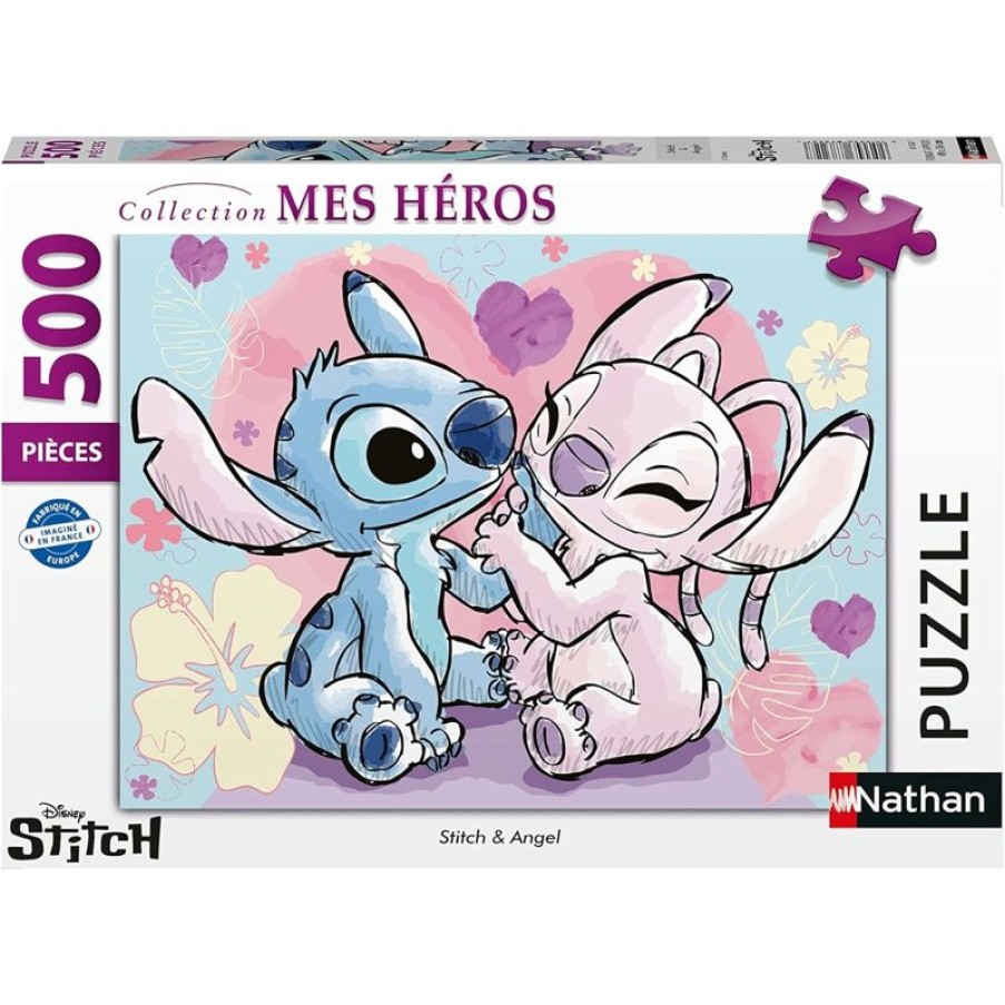 Nathan Puzzle Stitch Y Angel 500 Piezas - Nathan | Puzzles De 250 Piezas Y Mas