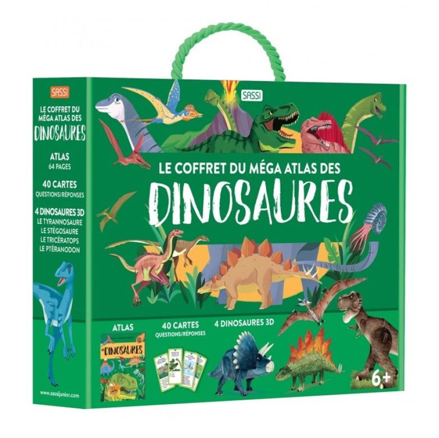 Sassi Junior Mega Atlas De Dinosaurios - Sassi Junior | Libros