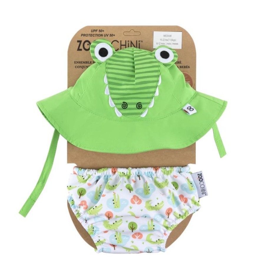 Zoocchini Camisa Y Gorro De Cocodrilo (12-24M) - Zoocchini | Barcos, Juguetes Para El Agua Y La Playa