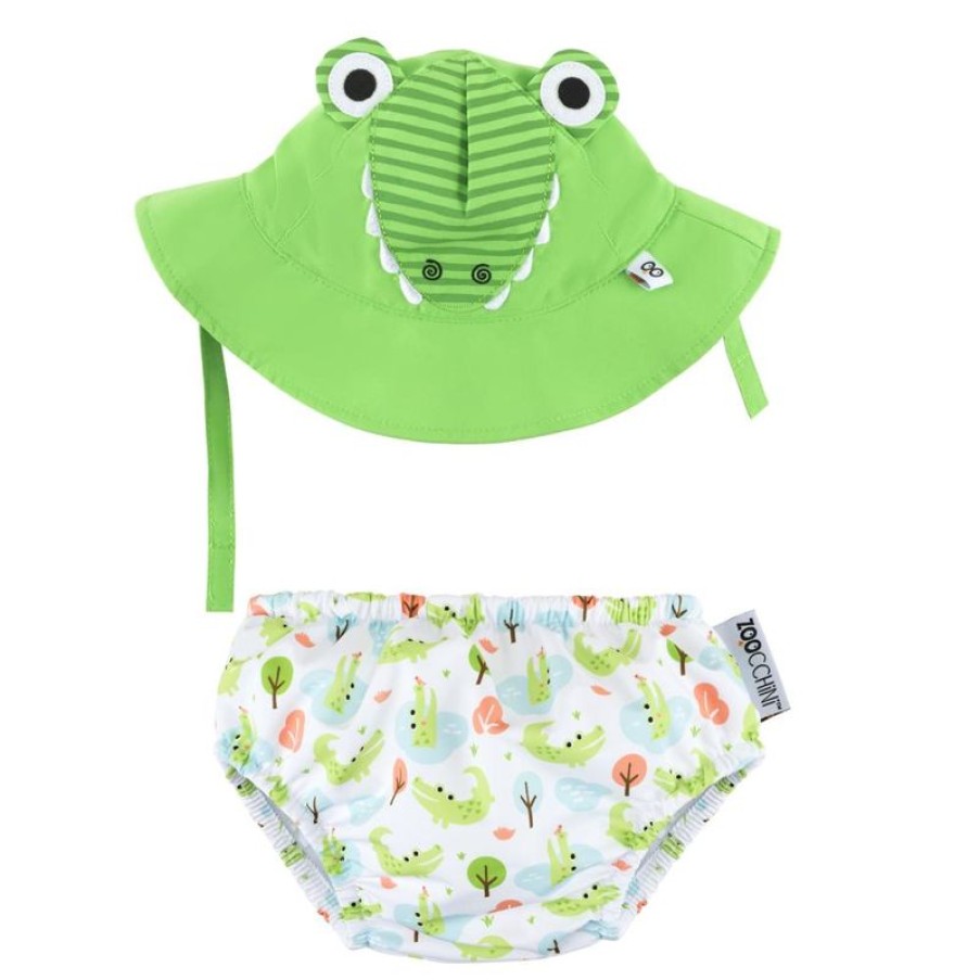 Zoocchini Camisa Y Gorro De Cocodrilo (12-24M) - Zoocchini | Barcos, Juguetes Para El Agua Y La Playa