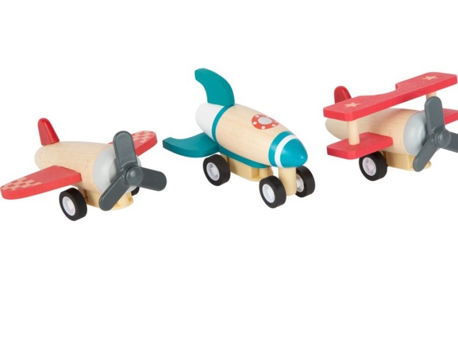 Small foot company Set De Aviones Y Cohete De Traccion - Small Foot Company | Gruas, Tractores, Aviones...