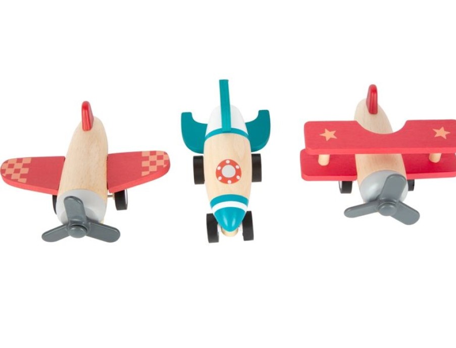 Small foot company Set De Aviones Y Cohete De Traccion - Small Foot Company | Gruas, Tractores, Aviones...