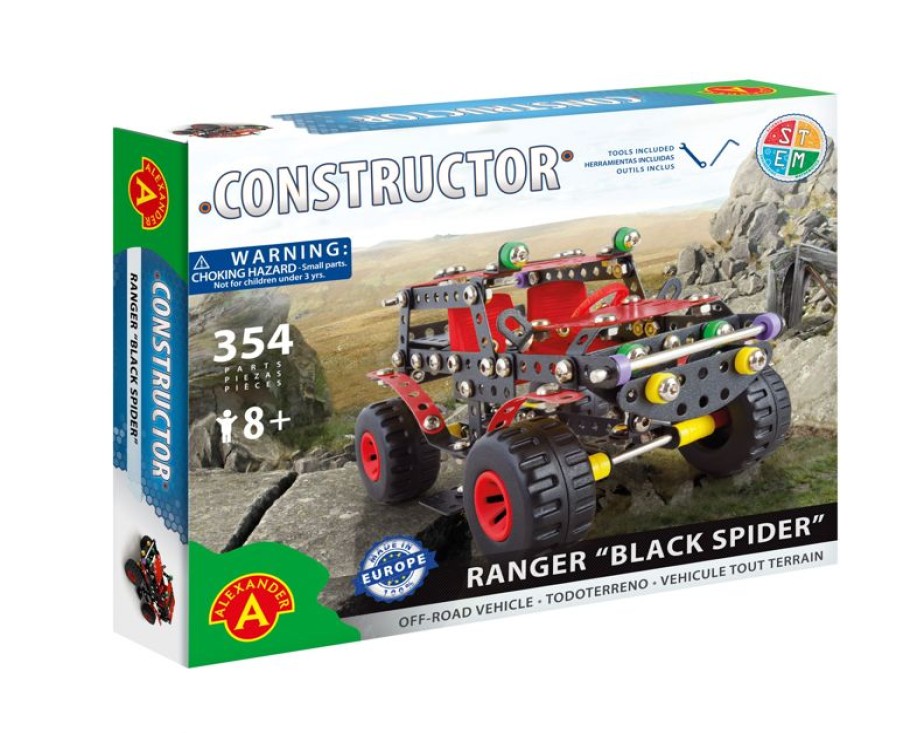 Alexander Toys Constructor Ranger Arana Negra - Alexander Toys | Constructor