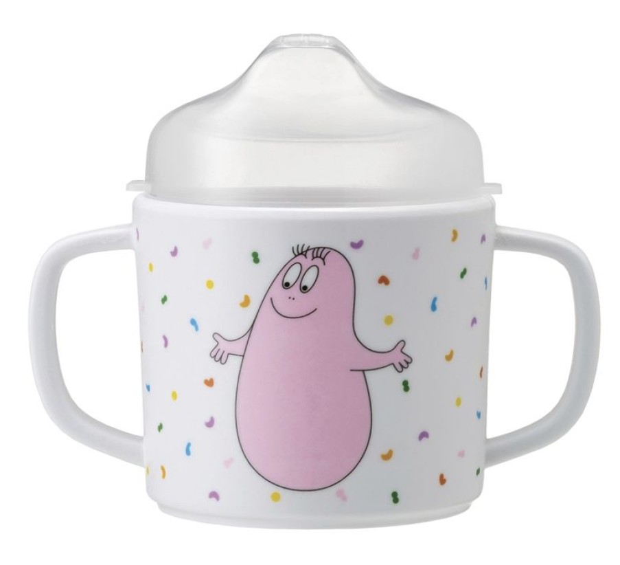 Petit Jour Taza Dos Asas Con Cano Extraible Barbapapa Blanco - Petit Jour | Una Mesa