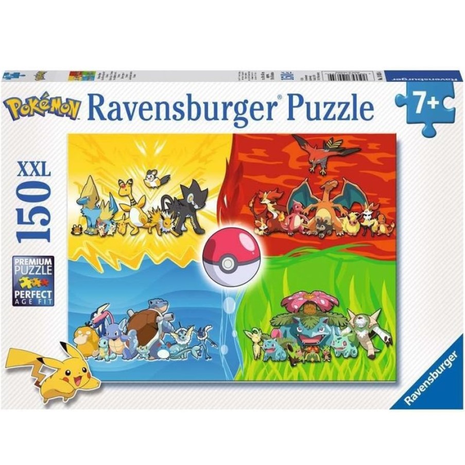 Ravensburger Puzzle Tipos De Pokemon 150P Xxl - Ravensburger | Puzzles De 100 A 200 Piezas