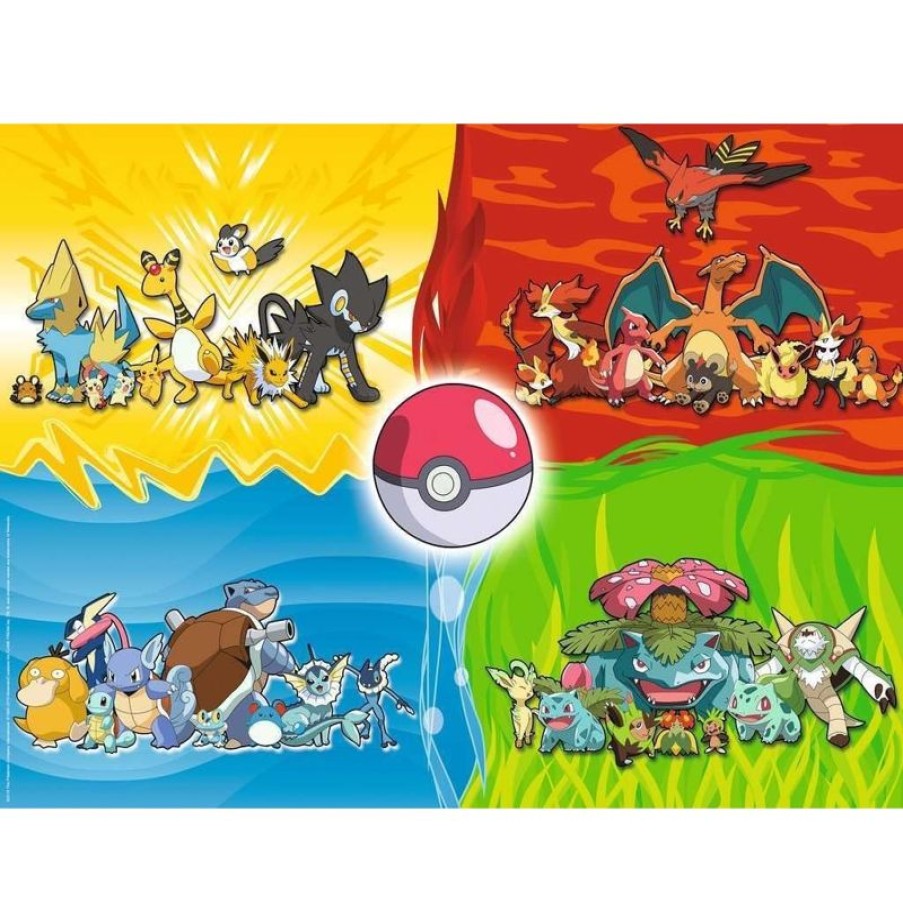 Ravensburger Puzzle Tipos De Pokemon 150P Xxl - Ravensburger | Puzzles De 100 A 200 Piezas