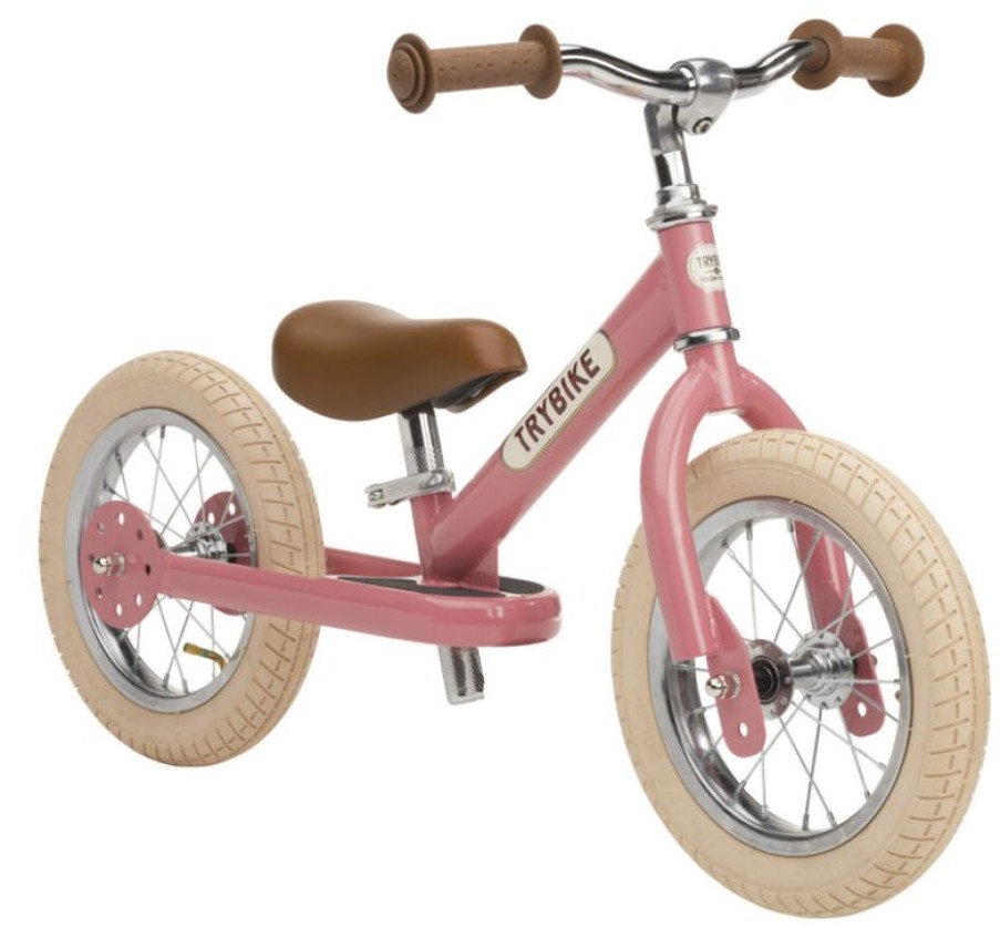 Trybike Trybike Draisienne Acero Rosa Vintage - Trybike | Draisiennes Y Bicicletas De Madera