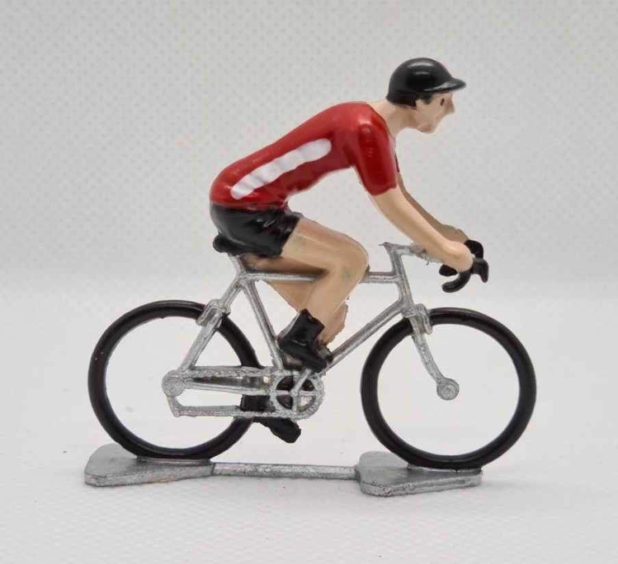 Fonderie Roger Figura Del Ciclismo R Maillot De Campeon De Dinamarca - Fonderie Roger | Ciclistas En Miniatura