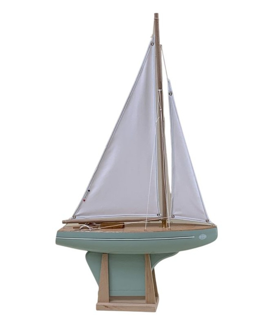 Maison Tirot Velero Le Beajour Verde Mar 40Cm - Maison Tirot | Barcos, Juguetes Para El Agua Y La Playa