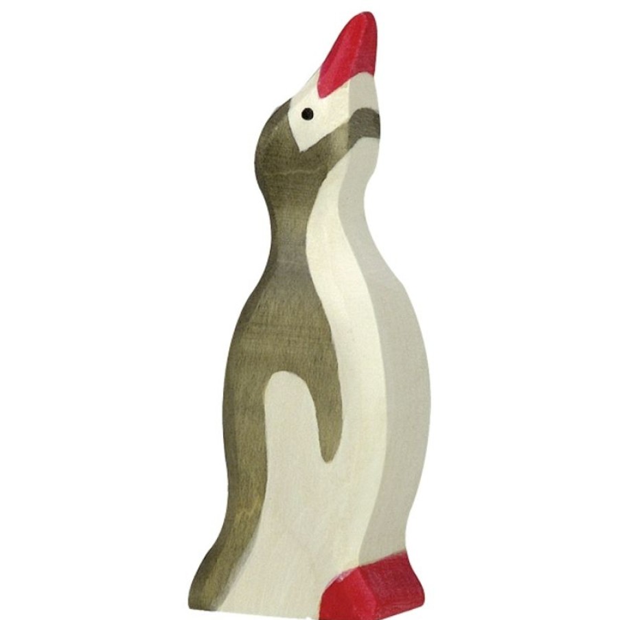 Holztiger Figura De Pinguino - Pequena - Holztiger | Animales Marinos