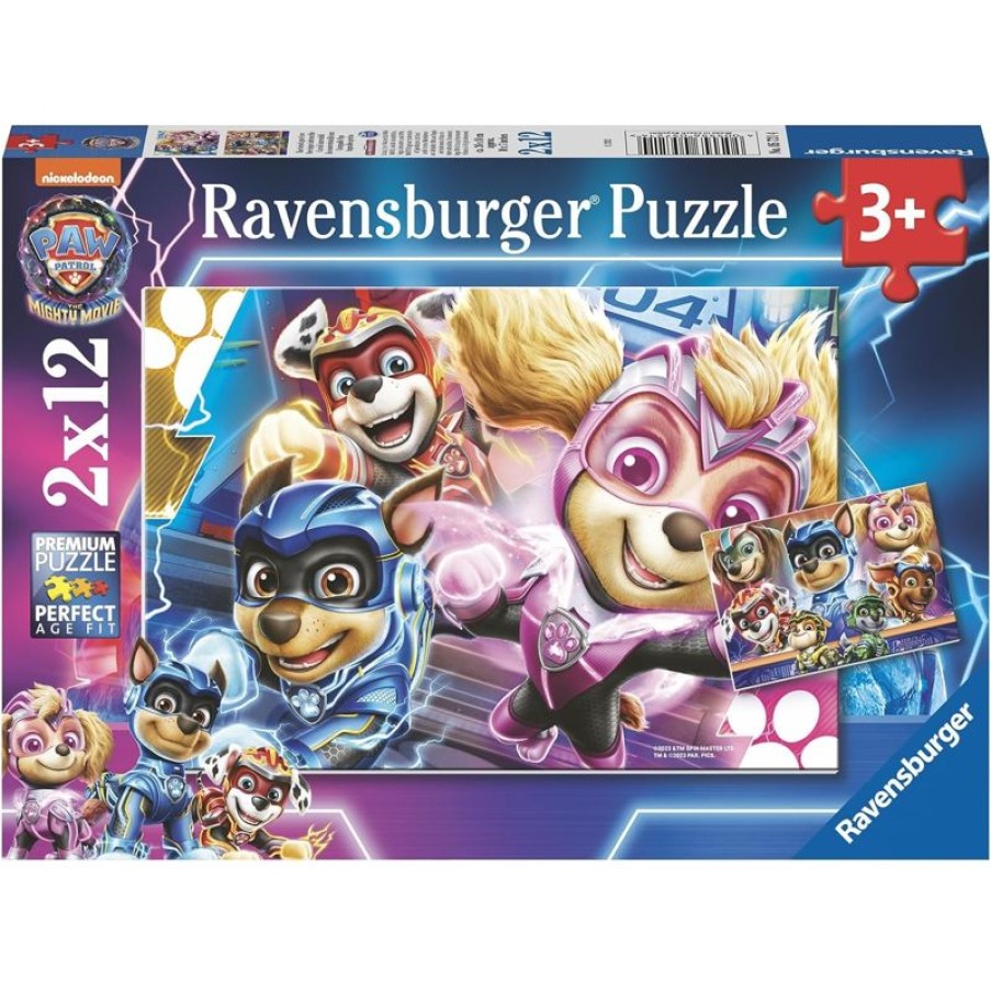 Ravensburger Puzzle Paw Patrol 2 2X12 Pcs - Ravensburger | Rompecabezas De 12 Piezas