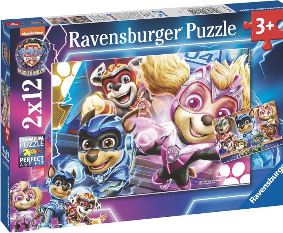 Ravensburger Puzzle Paw Patrol 2 2X12 Pcs - Ravensburger | Rompecabezas De 12 Piezas