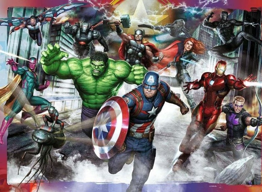 Ravensburger Puzzle Eroi Marvel Avengers 100P Xxl - Ravensburger | Puzzles De 100 A 200 Piezas