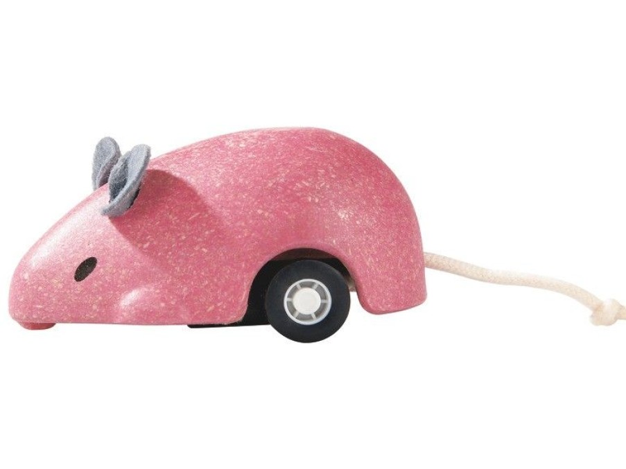 Plan Toys Raton Rosa De Retrofriccion - Plan Toys | Coches, Camiones...