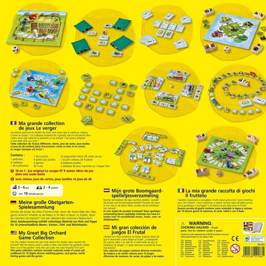 Haba Gran Coleccion De Juegos El Huerto - Haba | Dominos, Loto Et Memory