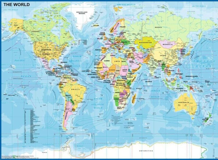 Ravensburger Puzzle Mapa Del Mundo 200 Piezas - Ravensburger | Puzzles De 100 A 200 Piezas