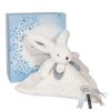 Doudou et Compagnie Happy Glossy Doudou Pompon Blanc - Doudou Et Compagnie | Doudous