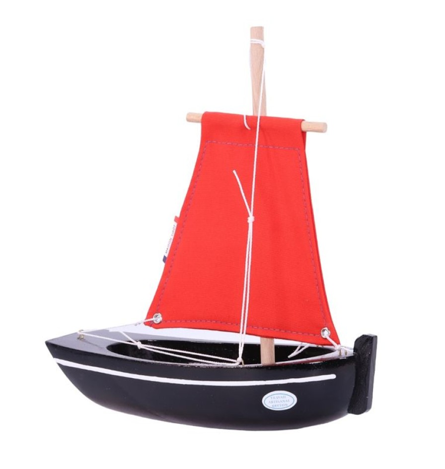 Maison Tirot Barco Le Misainier Negro 22Cm - Maison Tirot | Barcos, Juguetes Para El Agua Y La Playa