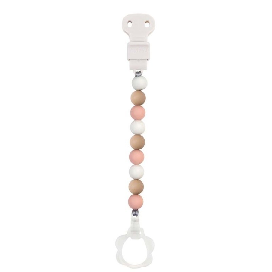 Nattou Accesorio Para Chupete De Silicona Rosa Blanco Beige - Nattou | Accesorios Para Pezones