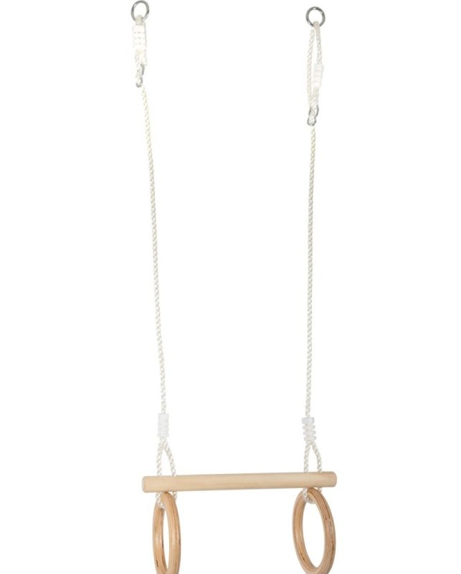 Small foot company Trapecio Con Anillos De Gimnasia En Madera - Small Foot Company | Muebles De Jardin, Columpios