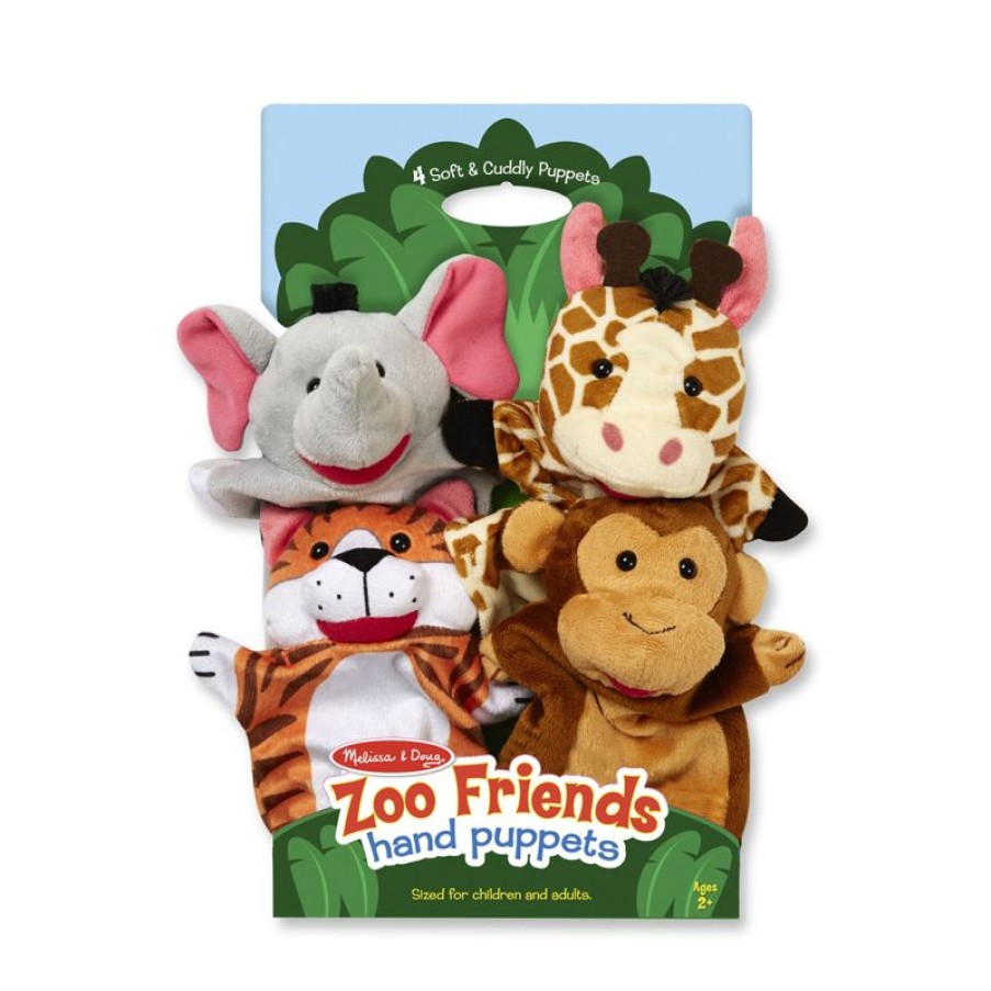 Melissa & Doug Titeres Amigos Del Zoo - Melissa & Doug | Teatro Y Marionetas