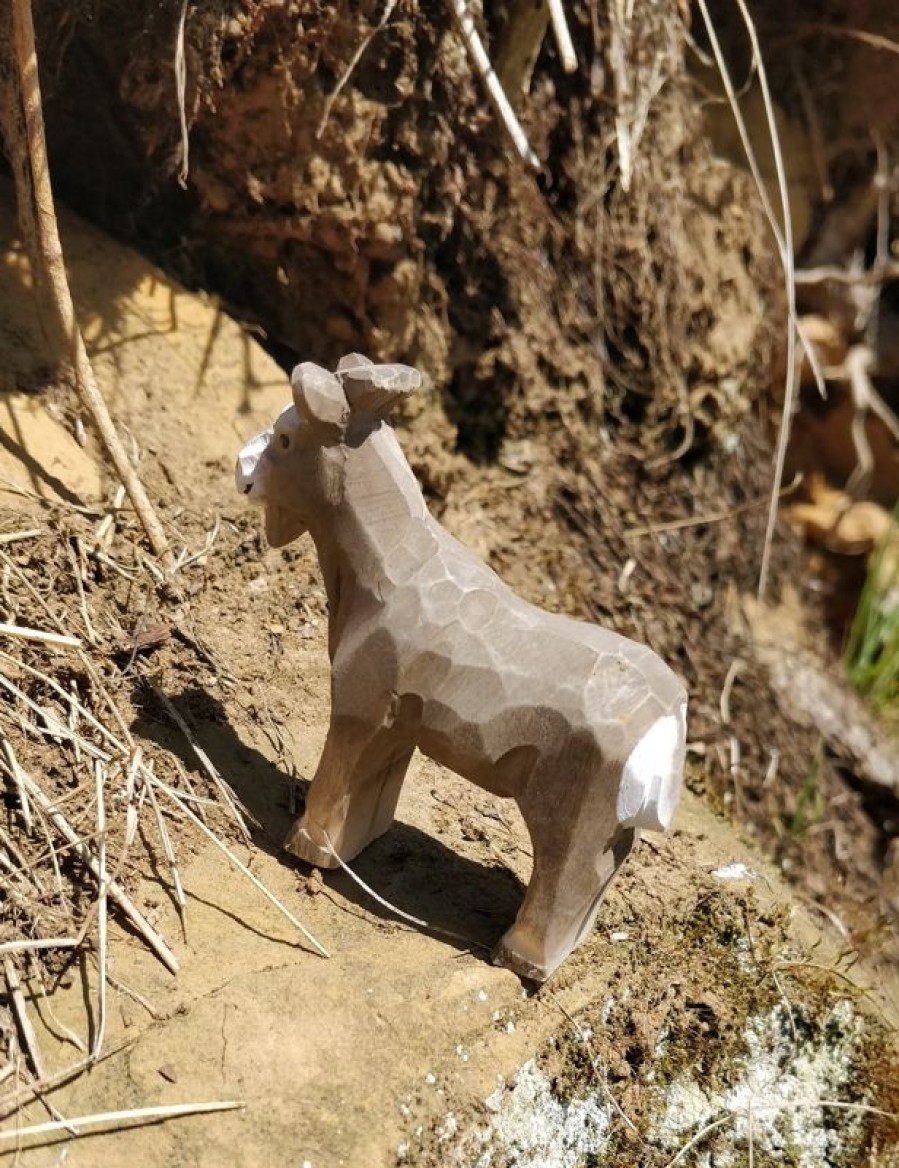 Wudimals Figura Cabra En Madera - Wudimals | Animales De Granja