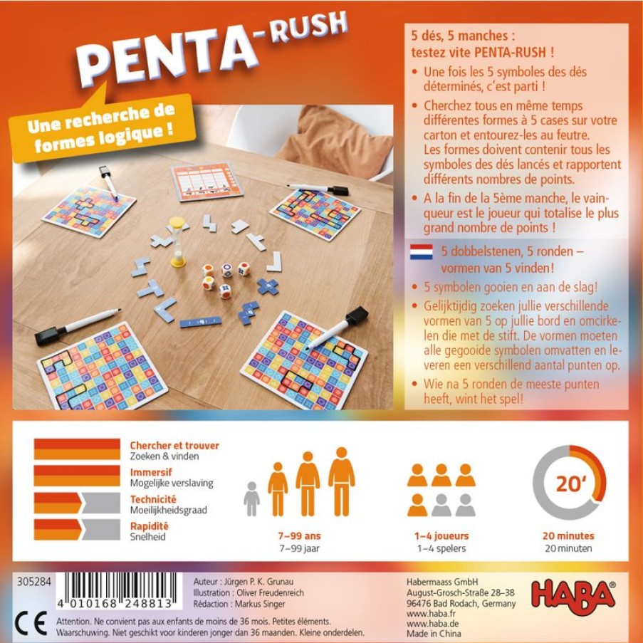 Haba Penta-Rush - Haba | Juegos De Mesa