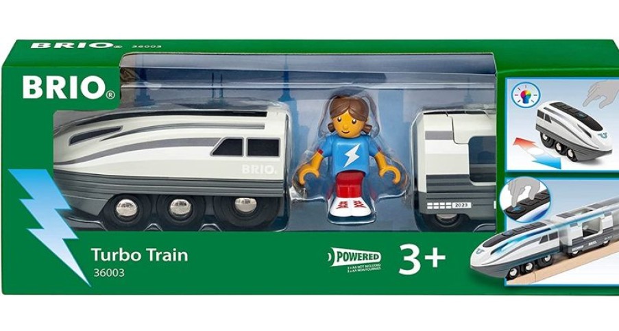 Brio Tren Brio Grey Turbo | Locomotoras, Vagones Y Trenes Brio