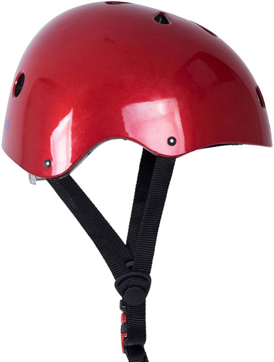 Kiddimoto Casque Rojo Metalico Medium - Kiddimoto | Cascos Y Guantes