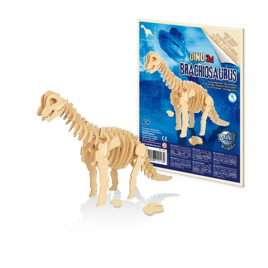 Buki France 6 Dinosaurios De Madera Para Montar - Buki France | Modelos Para Construir