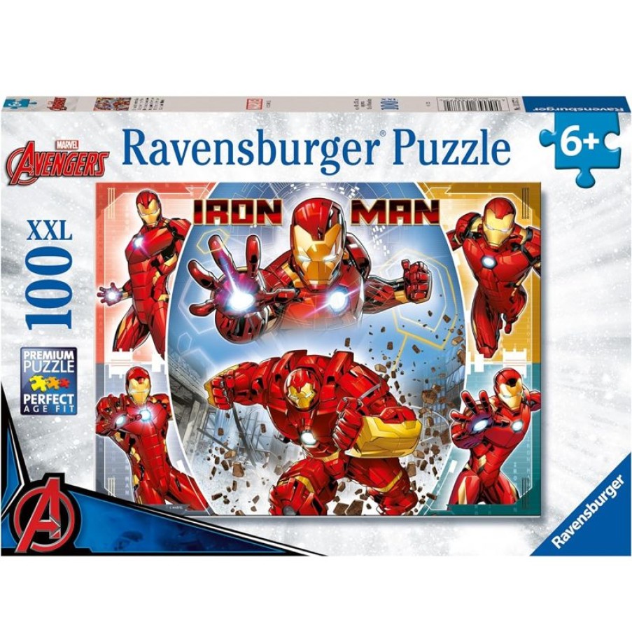 Ravensburger Puzzle Iron Man Marvel Avengers 100P Xxl - Ravensburger | Puzzles De 100 A 200 Piezas