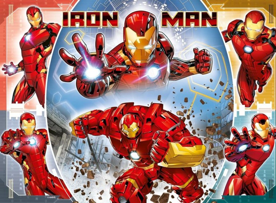 Ravensburger Puzzle Iron Man Marvel Avengers 100P Xxl - Ravensburger | Puzzles De 100 A 200 Piezas