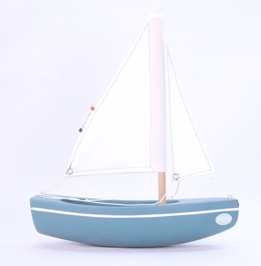 Maison Tirot Barco De Balandro Verde Abismo 21Cm - Maison Tirot | Barcos, Juguetes Para El Agua Y La Playa