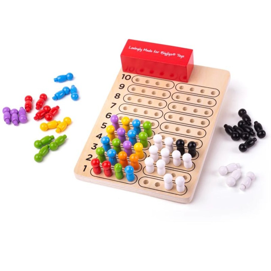 Bigjigs Toys Juego De Codigo De Colores De Madera - Bigjigs Toys | Juegos De Puzzle, Estrategia Y Logica