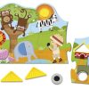 Goula Puzzle Shapes Safari - Goula | Rompecabezas De 12 Piezas