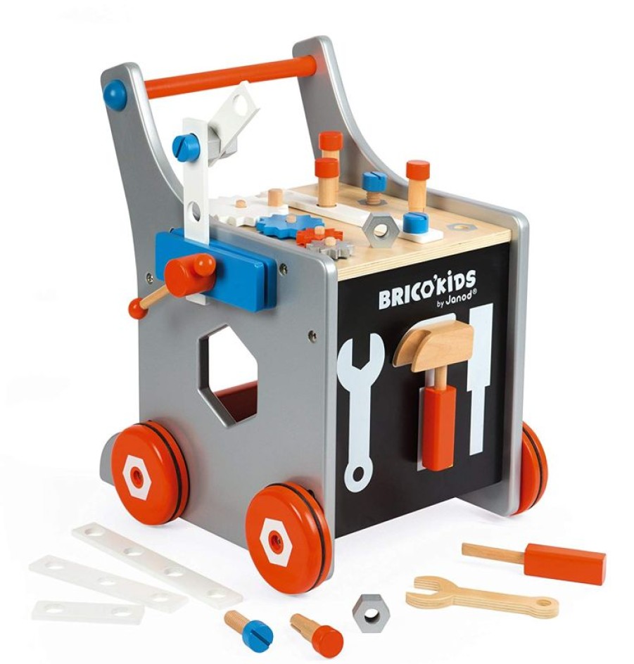 Janod Carro Magnetico Brico'Kids - Janod | Bancos De Trabajo, Cajas De Herramientas, Bricolaje...