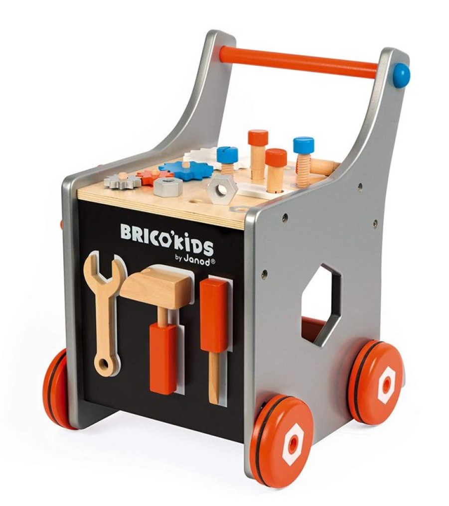 Janod Carro Magnetico Brico'Kids - Janod | Bancos De Trabajo, Cajas De Herramientas, Bricolaje...