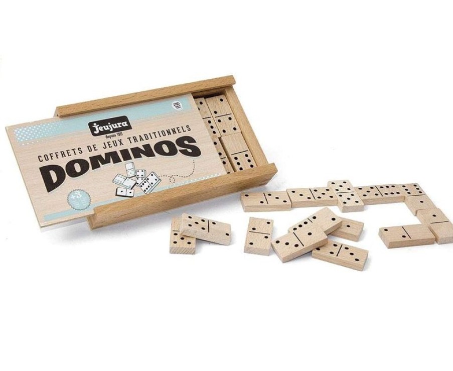 Jeujura Juego De Domino De Madera - Jeujura | Dominos, Loto Et Memory