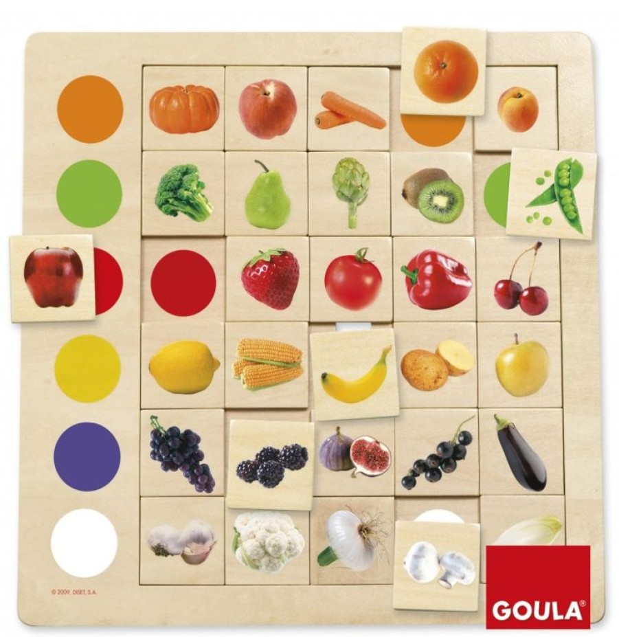 Goula Juego De La Association Couleurs Fruits Et Legumes - Goula | Juegos Montessori