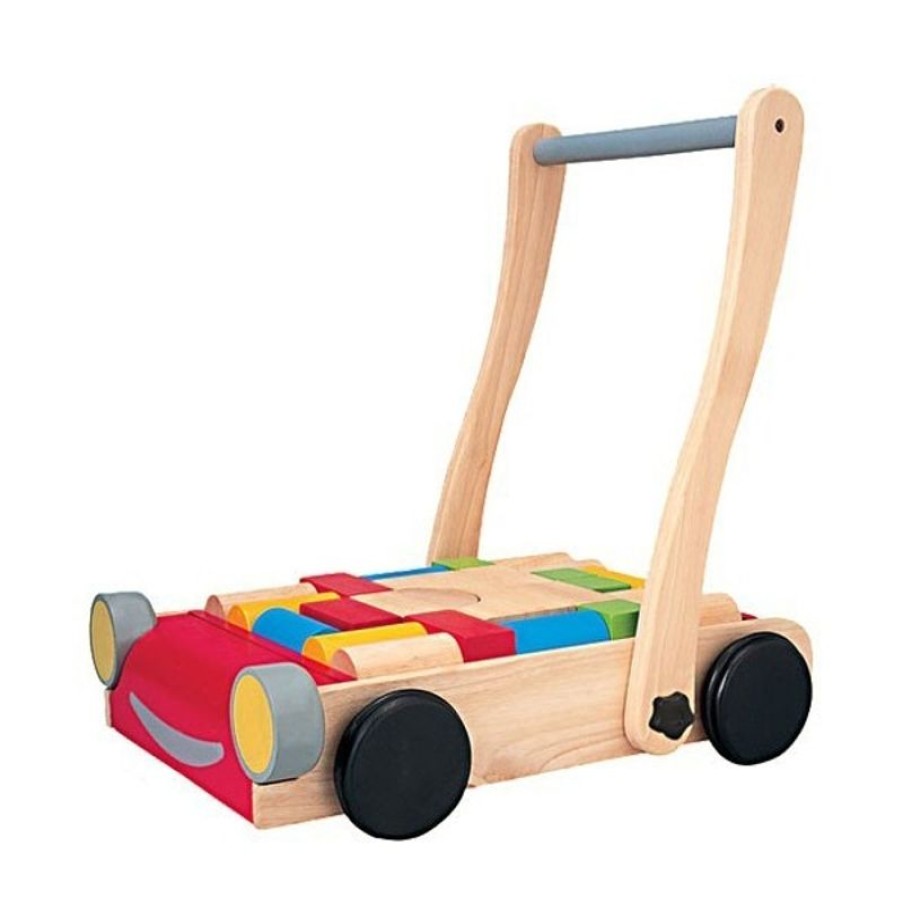 Plan Toys Carro De Paseo Con Cubos - Plan Toys | Carros De Paseo