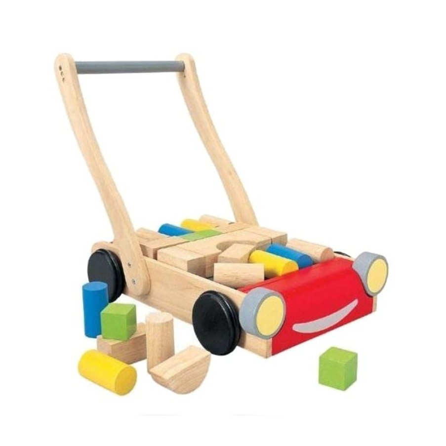 Plan Toys Carro De Paseo Con Cubos - Plan Toys | Carros De Paseo