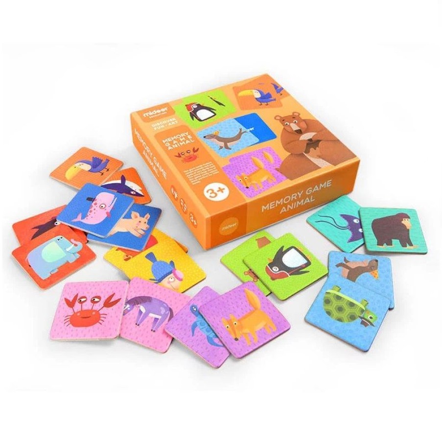 Mideer Juego De Memoria Animal - Mideer | Dominos, Loto Et Memory